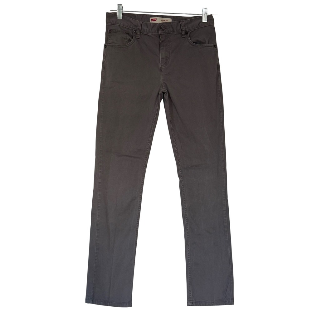 Levi's 511 Slim Gray‎ Stretch Jeans Men's 29x29 Modern Slim Fit Denim